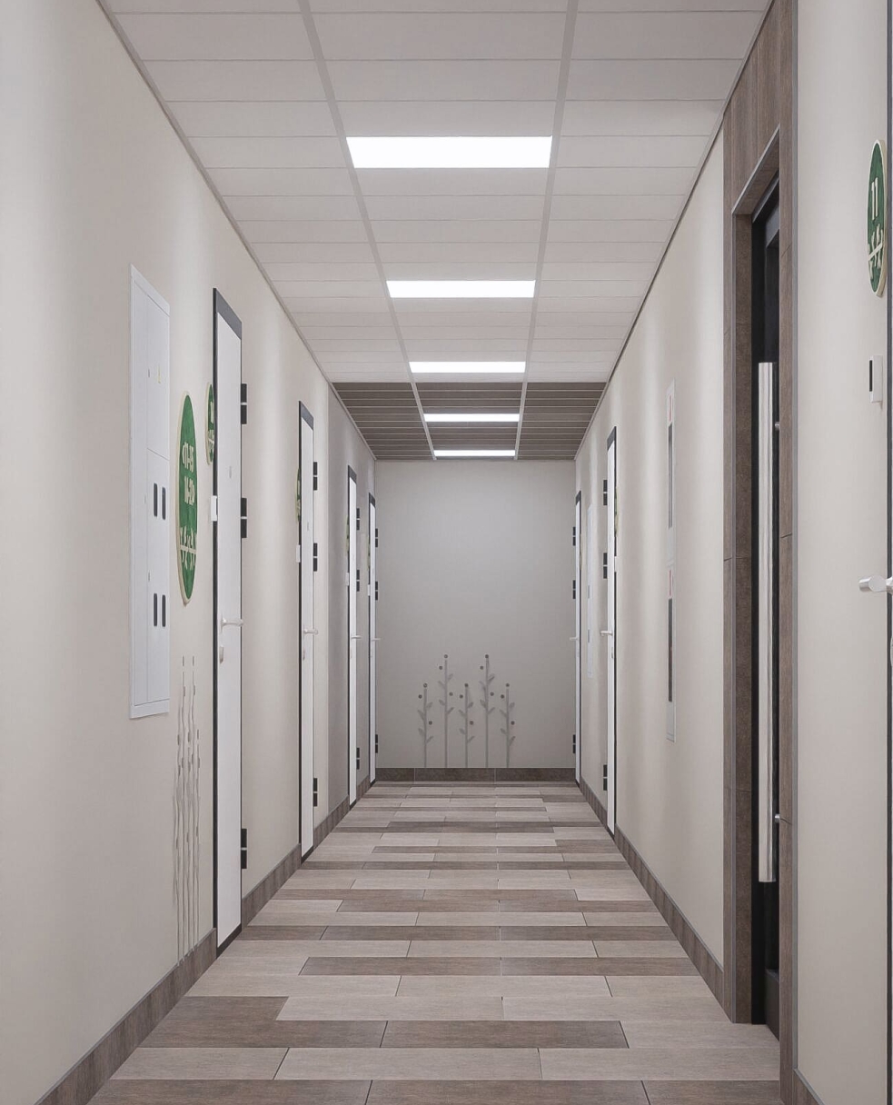 Интерьер подъзда