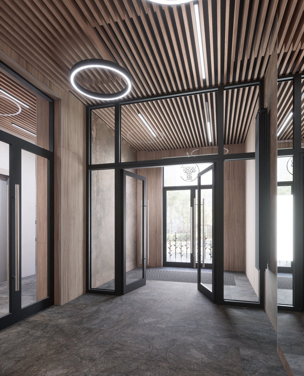 Интерьер подъзда